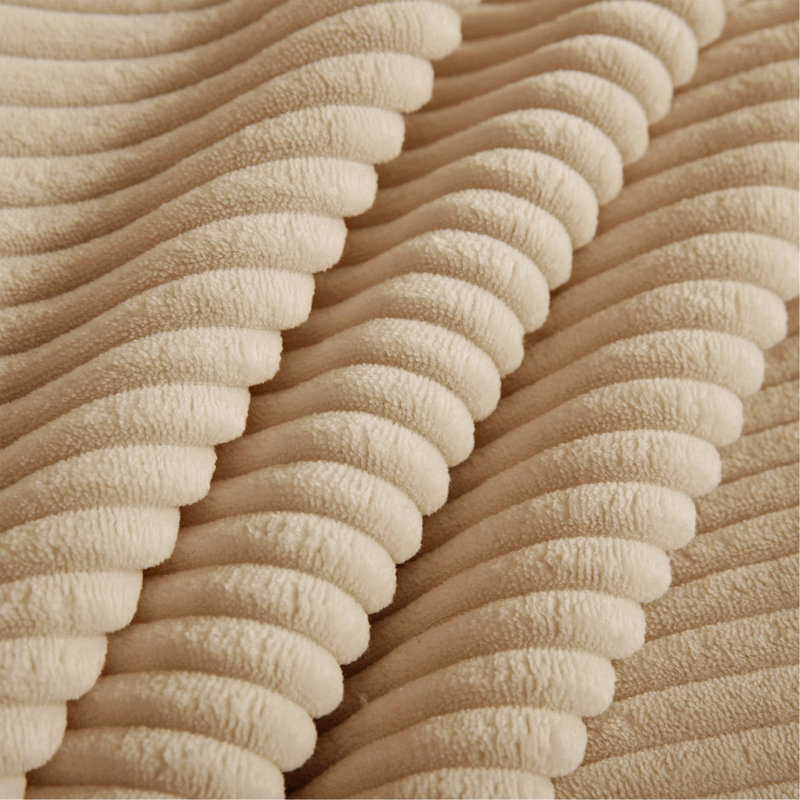 Canapé modulaire modulaire à 3 places en forme de U sans os, canapé modulaire Cloud avec assise profonde, canapé modulaire moderne à 3 places avec coussins décoratifs et 2 repose-pieds amovibles, tissu en velours côtelé