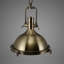 Luminaire suspendu avec diffuseur givré en bronze