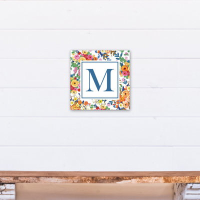 " Wildflower Monogram "