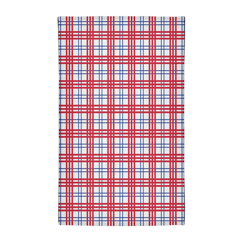 Plaid Indoor Rug, Rectangle 4' x 6'