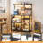 32’’ Kitchen Bakers Rack With Power Outlet And LED Light Strings-1329122982
