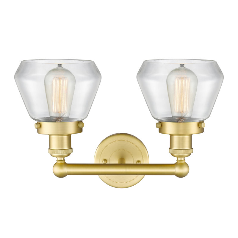 Rivka 2 - Light Dimmable Vanity Light, Clear, Satin Gold