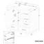 Meuble-lavabo 36 po sans lavabo, base d'armoire seulement, six tiroirs, diviseur de tiroir multifonctionnel, tablette réglable
