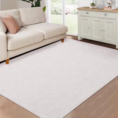 9X12 Area Rug Modern Solid Weaving Textured Area Rug
