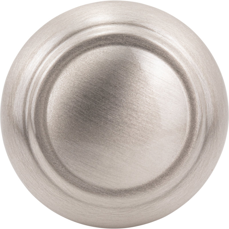 Cala 1 1/2" Diameter Round Knob, Brushed Satin Nickel
