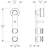Stainless Steel Standard Single Barn Door Hardware Kit