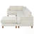 U-Shape Sectional Sofa With Ottoman