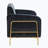 Fabric 49.97'' Reception Loveseat