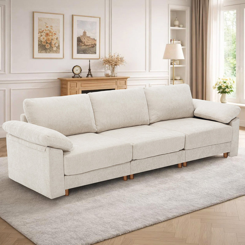 Canapé modulaire moderne pour le salon, Beige