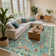 Insect Print Washable Rugs for Living Room Ultra-Thin Non-Slip Modern Bedroom Large Carpet