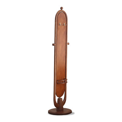 Oval Solid Wood Full Length Mirror