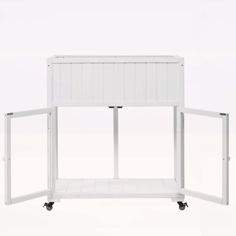 Versatile Mini Garden Greenhouse with Advanced Features for All Seasons, White