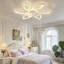 Ventilateur de plafond 30 po avec lumière blanche, ventilateur encastré moderne à DEL avec télécommande et commande APP, ventilateur de plafond à profil bas à intensité variable avec 6 vitesses pour la chambre à coucher, la cuisine et le salon