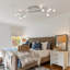 12-Light 110cm LED Integrated Flush Mount