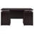 Rochelle Cappuccino 2-Drawer Office Computer Desk With Compact Storage And Elegant Design For Modern Workspaces-1736574403
