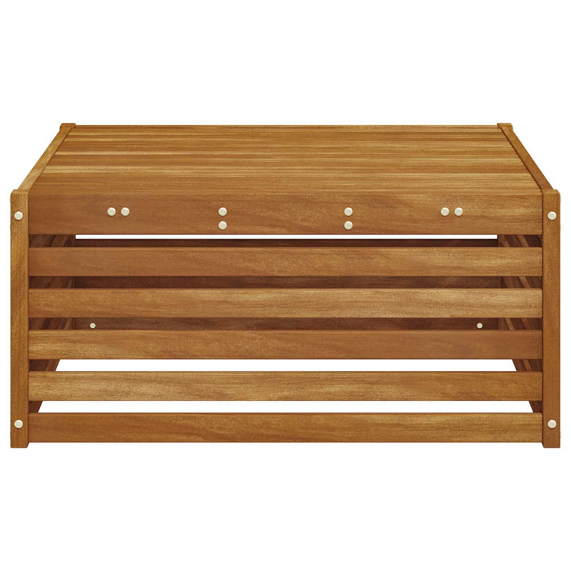 Square Outdoor Side Table, 37cm H x 79cm W x 79cm D