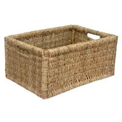 Wicker Seagrass Storage Basket