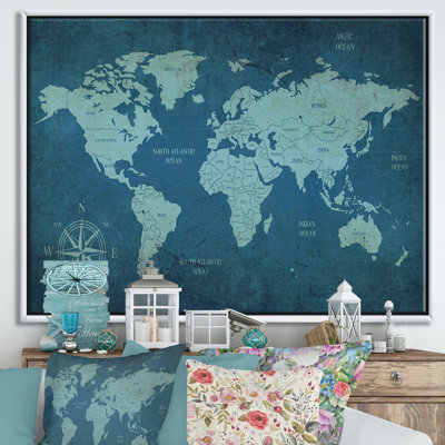 " Slate World Map II "