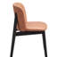 2 pièces chaises à dossier solide - Chaise confortable et élégante en microfibre