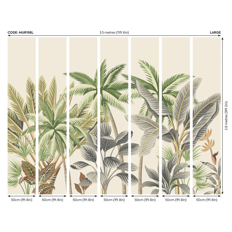 Auberta Mural,  280cm L x 350cm W , Brown