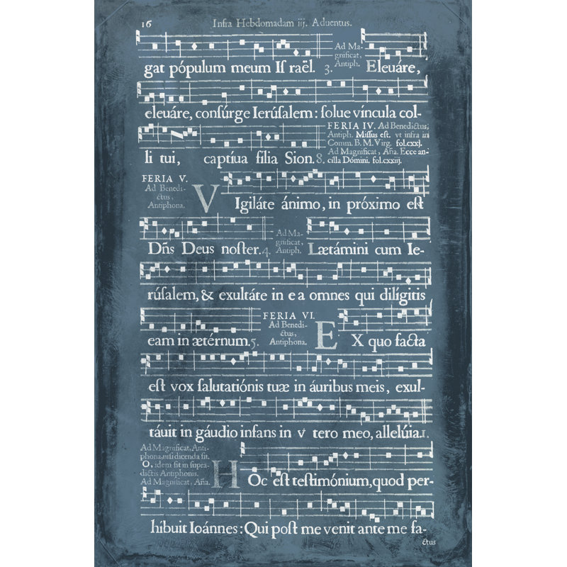 Songbook I - Wrapped Canvas Graphic Art, 30 cm H x 20 cm W, Wrapped Canvas