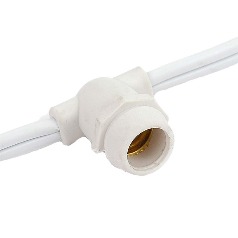 Guirlande de 100 lumières d'extérieur Woodell, Blanc / Transparent