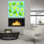 «Limes» par Elizabeth Caldwell, art mural en verre acrylique-96279622