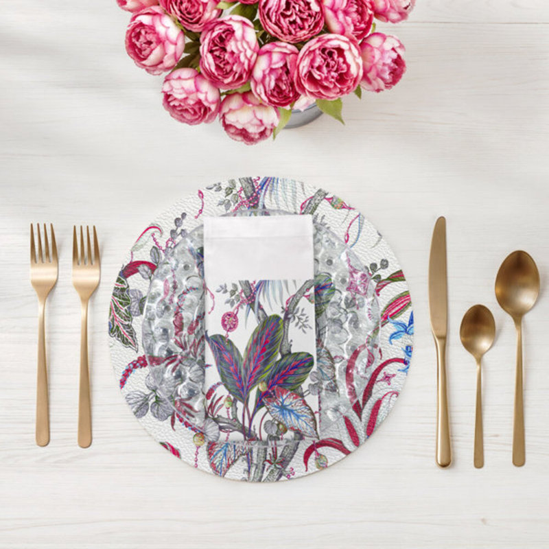 Amazonia Cotton Sateen Dinner Napkins, Aurelia