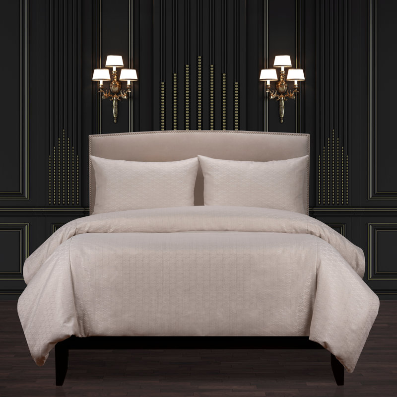 Star Attraction Luxury Single Duvet Cover, Twin Duvet Cover, Champagne