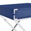 Table de chevet Evie - bleu brillant