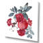Bouquet de fleurs de Noël avec baies - reproduction d'art sur toile traditionnelle-66806283-66806285