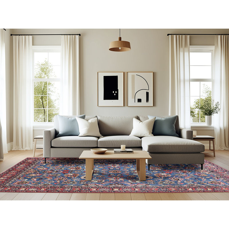 Oriental Indoor Rug, Rectangle 6' x 9'