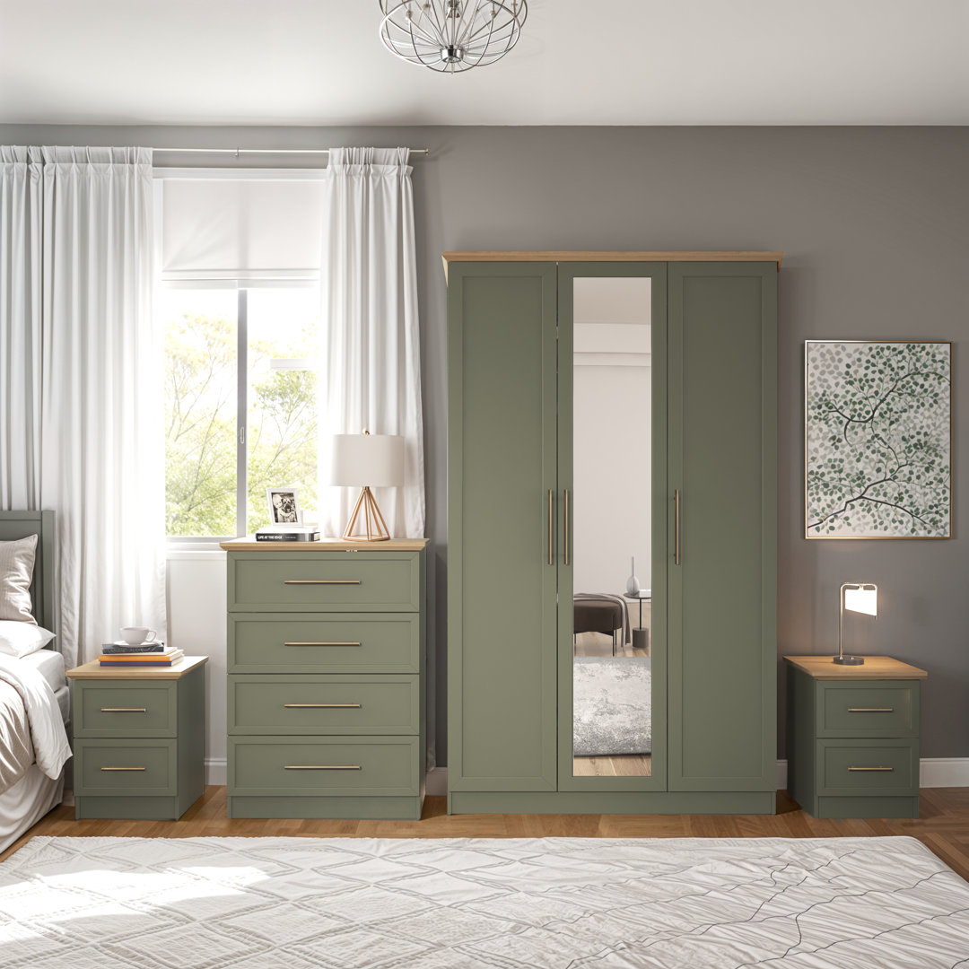 Cleverton 4 Piece Compact Bedroom Storage Set