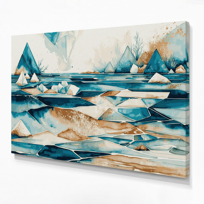 Art mural sur toile Coastal, H 11 po x l 14 po