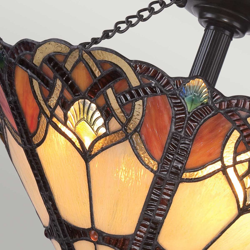 Litchford Glass Semi Flush Mount