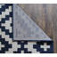 Tapis marocain en treillis intérieur/extérieur bleu/blanc Deckland-1624259992