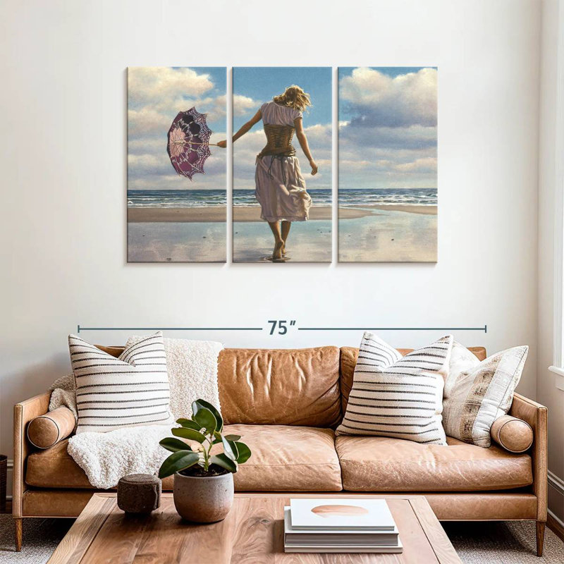 Leisha Walking On Broken Clouds, 36" H x 57" W