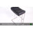 Seline 26" Counter Height Brushed Stainless Steel Saddle Barstool-601374818