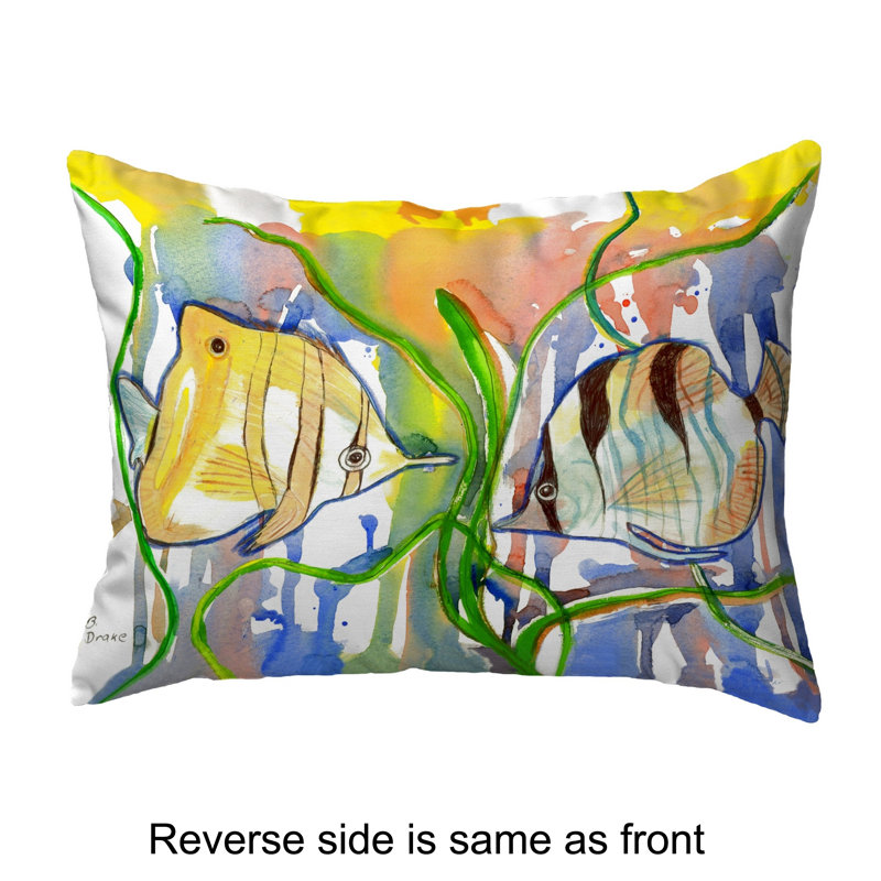 Coussin lombaire d’intérieur/d’extérieur ange fish 