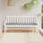 Garden Bench Cushion Grey Oxford Fabric with Hollow Fiber 70.9 x 19.7 in Outdoor Bench Cushion-2091999474-2091999429