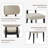 Modern Farmhouse 59.06" to 90.55" Wood Extendable Dining Table Set For Dining Room Kitchen-566441224-566441229
