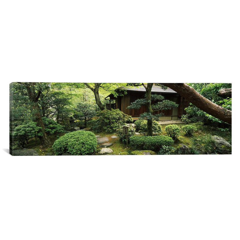 Jardin panoramique Yuzen-En, Chion-In, quartier Higashiyama, Kyoto, Japon, reproduction de photo sur toile tendue