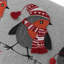 Housse de coussin décorative de Noël Christmas Birds