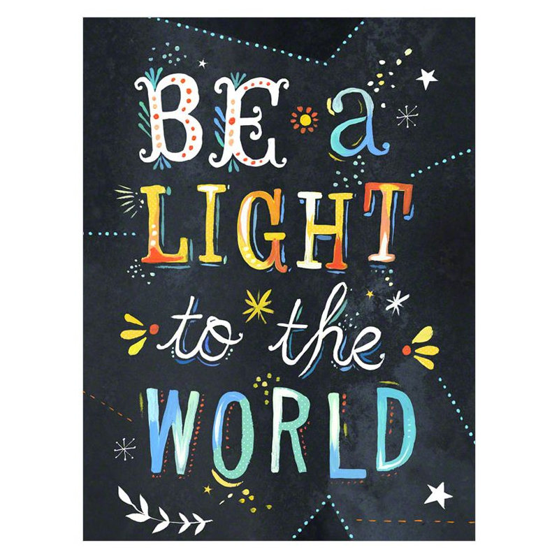 «Be a Light to the World», art sur toile