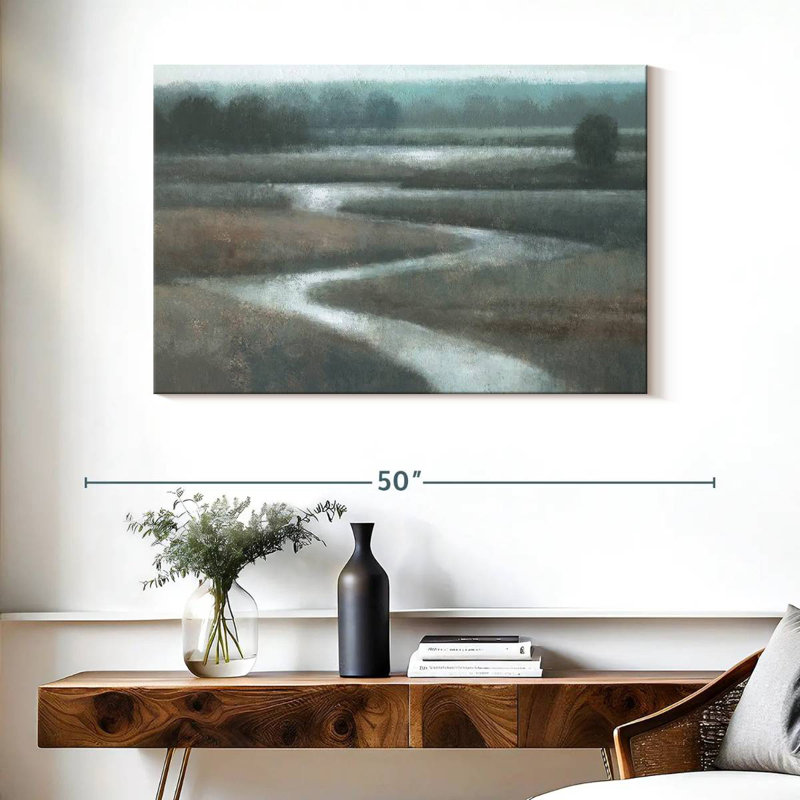 Alvord Meandering Stream, 26" H x 39" W
