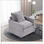 Canapé-lit en tissu d'ameublement Chenille-1480793141