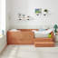 Lit simple multifonctionnel pour enfant avec garde-corps et rangement, lit simple avec marchepied de sécurité et tissu Boucle (80,5 po x 44,5 po x 23 po)