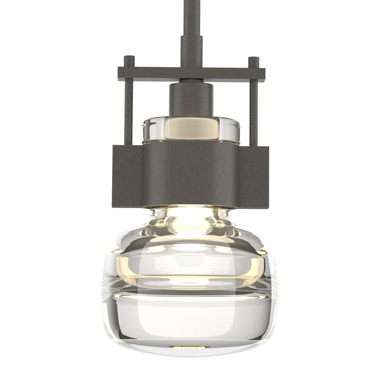 Cuff 1 - Light Single Globe Pendant, Small, Dark Smoke