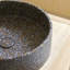 Gina Round Black Terrazzo Bathroom Sink-1185132229
