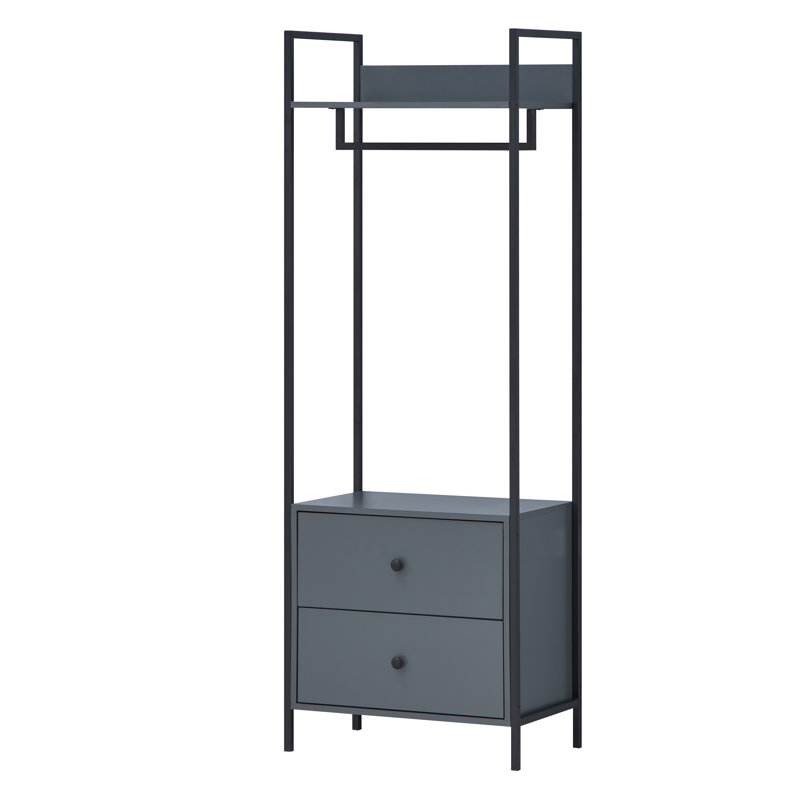 Zaira 63.8cm Reach-In Set, Dark Grey